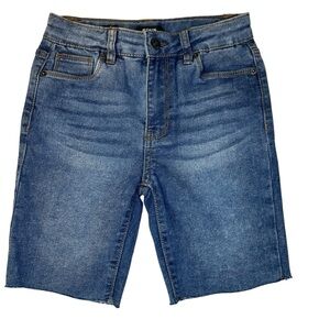 Hudson Kids Bermuda Jean Shorts High-Rise Girls Size 8 Adjustable Waist NWOT